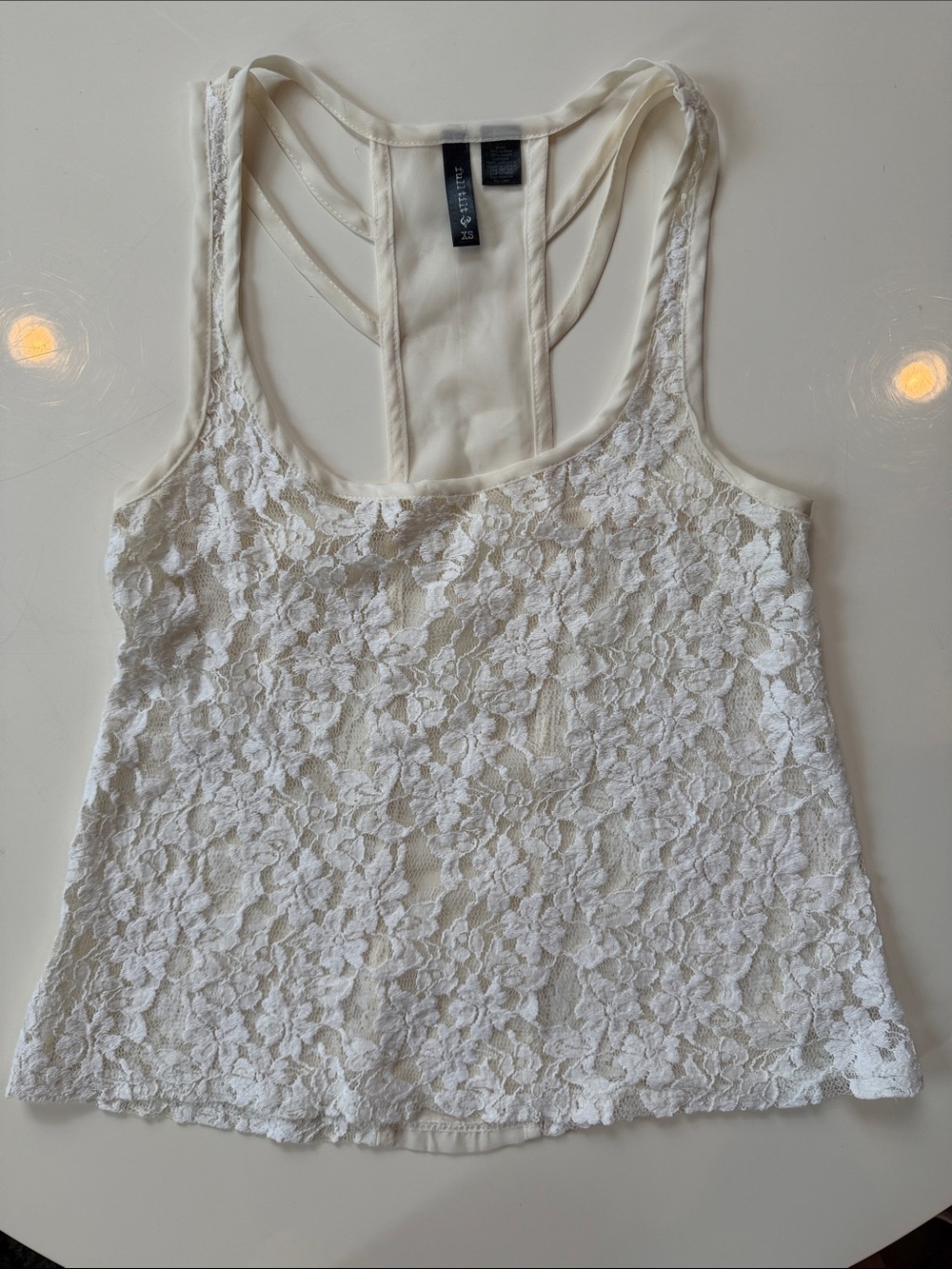 Full Tilt Floral Lace Camisole Tank